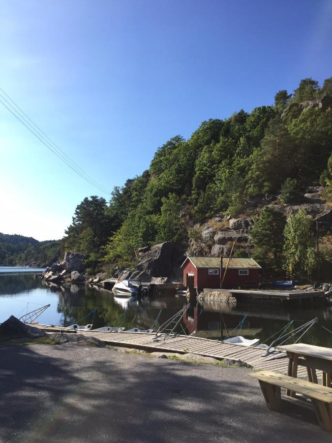 Kragero Hytte Havsutsikt Esterno foto